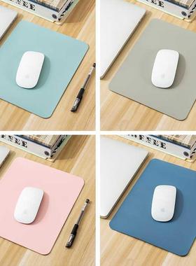 Small PU mouse pad Non-Slip Gaming Desktop Leather Mouse Pad