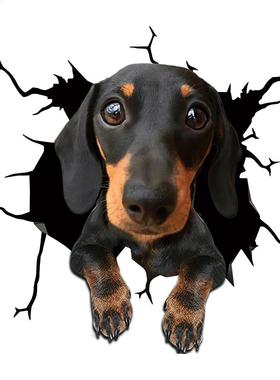 Waterproof Sunproof Car Bumper Dog Sticker Truck SUV Home Of