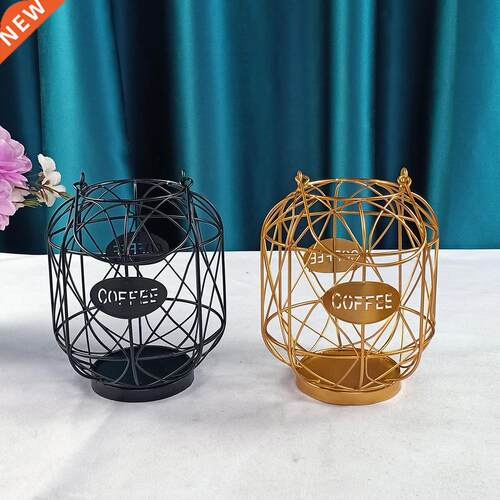 Universal Nordic Iron Coffee Pod Storage Basket Cup Metal Co