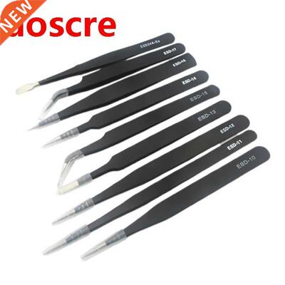 35ED 7PCS Precision Tweezers Set Premium Craft Tweezers Kit