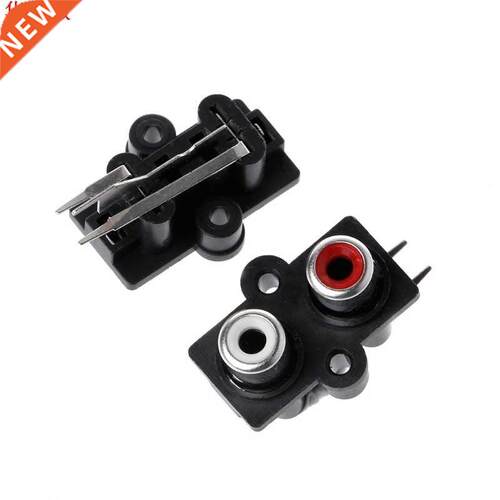 5 Pcs PCB Mount 2 Position Stereo Audio Video Jack RCA Femal