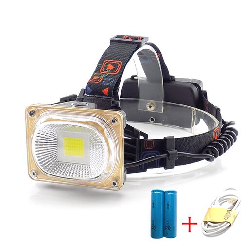 Outdoors Camping Led Headlight COB LED Headlamp Flashlight H