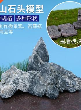 Sand table model moss miniature landscape ecological bottled