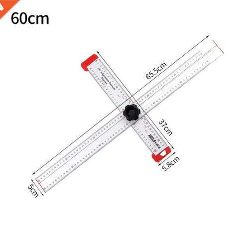 NEW 60CM High Precision Angle Ruler Woodworking Scribe Drawi