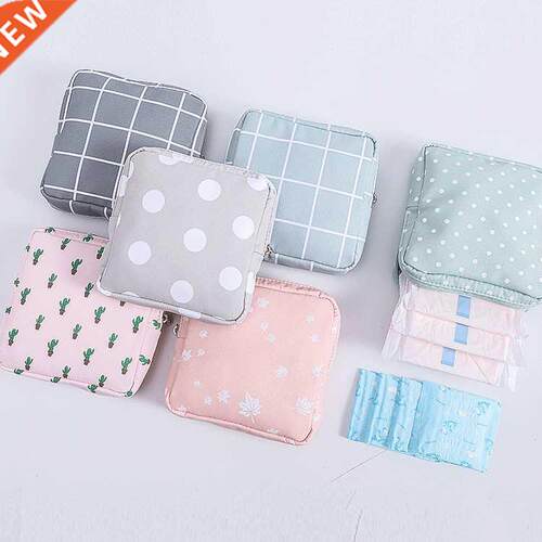 Sanitary Napkins storage bag Women Small Cosmetic Bags Trav