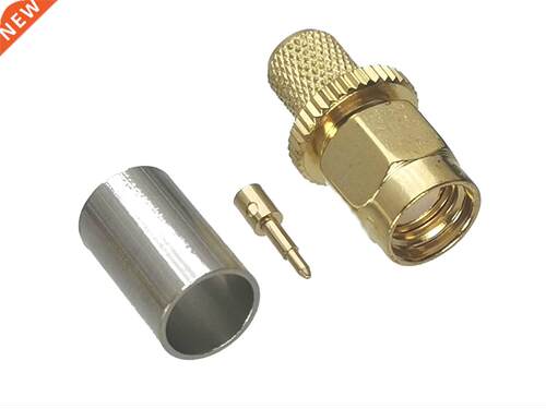 1Pcs Connector SMA Male plug Crimp For RG8X RG-8X LMR240 Cab