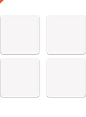 4 Pcs Self Adhesive Mirror Sheets Acrylic Non Glass Mirror T