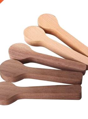 5 Pcs Wood Carving Spoon Blank Beech and Walnut Wood Unfinis