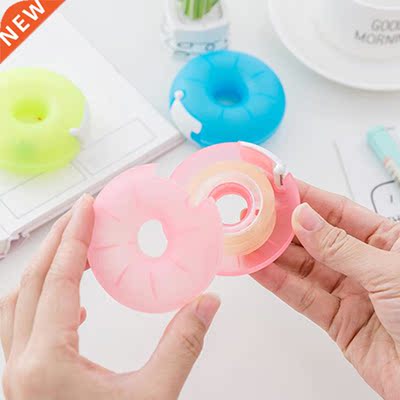 Korea Creative Portable Donut Tape Holder Invisible Tape Cut