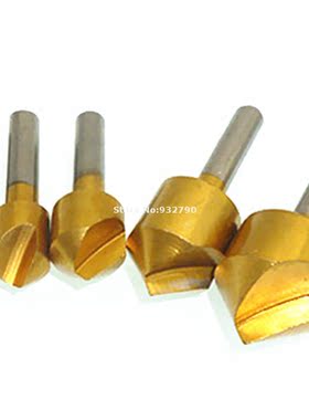 5pcs Drill Single Flute Chamfer Cutter Drill Press Countersi