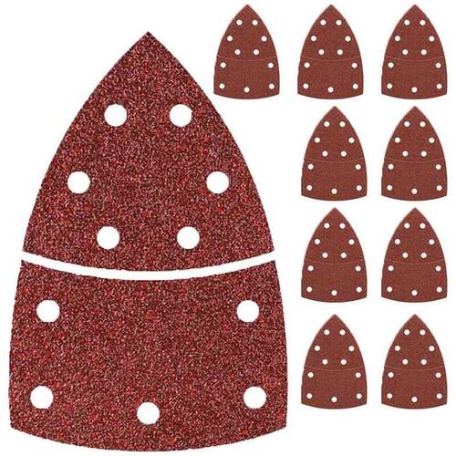 40x Sheets Hook and Loop Sanding Sheets 105 x 152 mm Grain 6