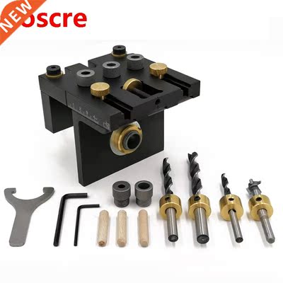 3 in 1 Woodworking Doweling Jig Kit With Positioning Clip Ad