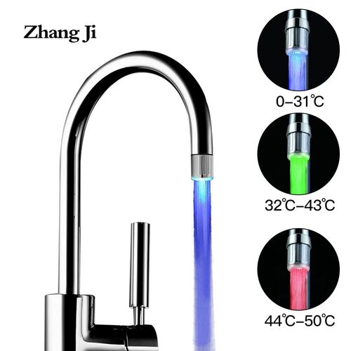 Zhang Ji LED Temperature Sensitive 3-Color Light-up Faucet K