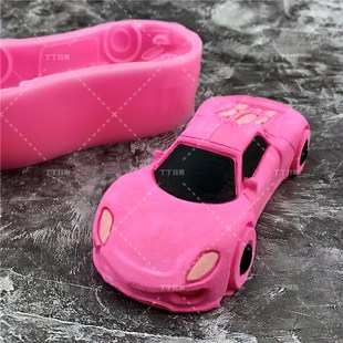 Silicone Fondant Chocolate Sports Dec Jelly Car Mold Cake