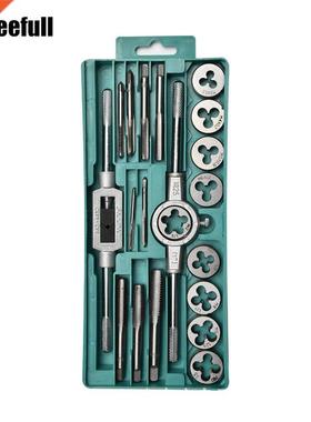 UNeefull 20pcs Tap Dies Set 1/16'' 1/2'' NC