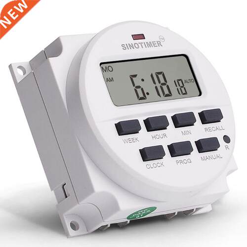 BIG LCD Digital 220V Programmable Timer Switch with Countdow