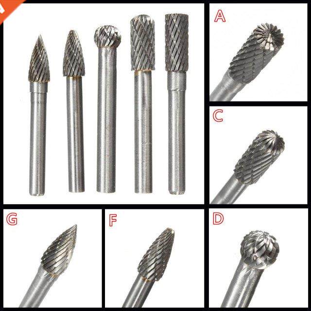 1PC Type A/C/D/F/G 6*8MM Head Tungsten Cbide Roty Tool P
