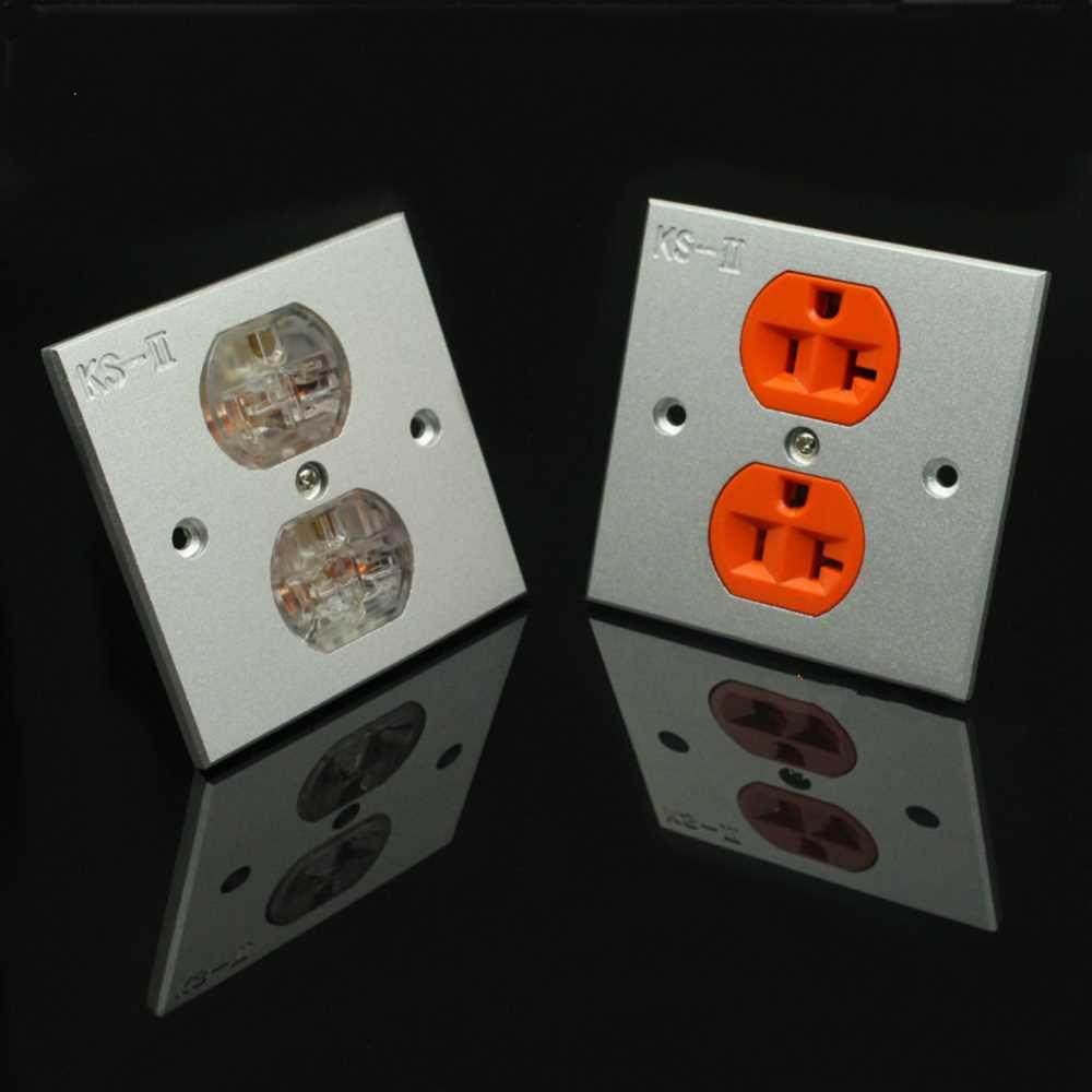 2Pcs HIFI Power Sockets Supply High Quality KingSnake KS-II