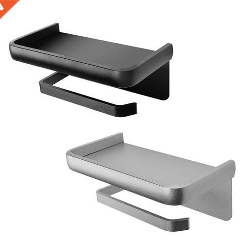 Toliet Paper Holder with Phone Shelf for Bathroom,Wall Mount
