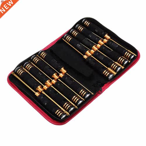 16Pcs Hex Phillips Screw Nut Flat Screwdriver Tools Set with