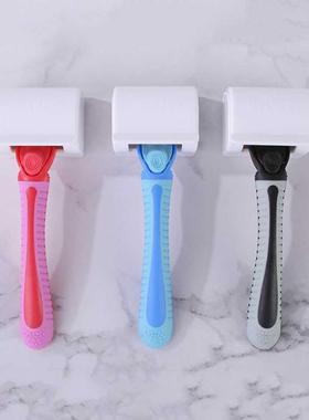 Men	s Sticky Razor Holder Plastic Razor Toothbrush Rack B