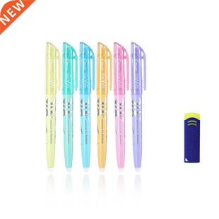 6pcs Pilot SW-FL Frixion Erasable Highlighters Soft Light Pa