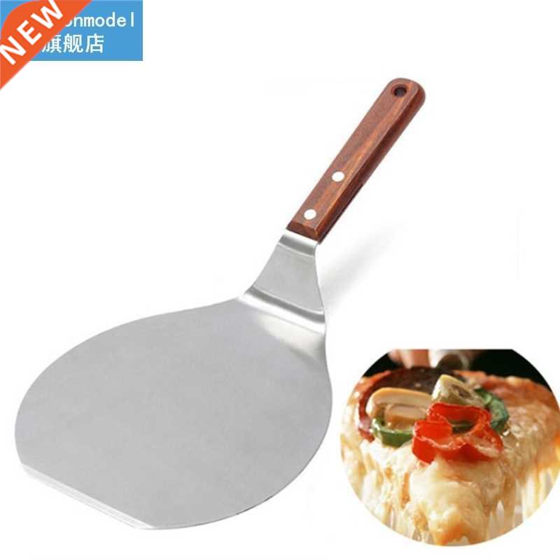 Pzza shovel large round wooden handle Stanless Steel Shove
