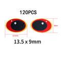 Adhesive Simulated Fisheye Kit 3D Fishing Eyes 2 Styles Plas
