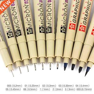 Pen Marker Needle ink Micron Size Different Black