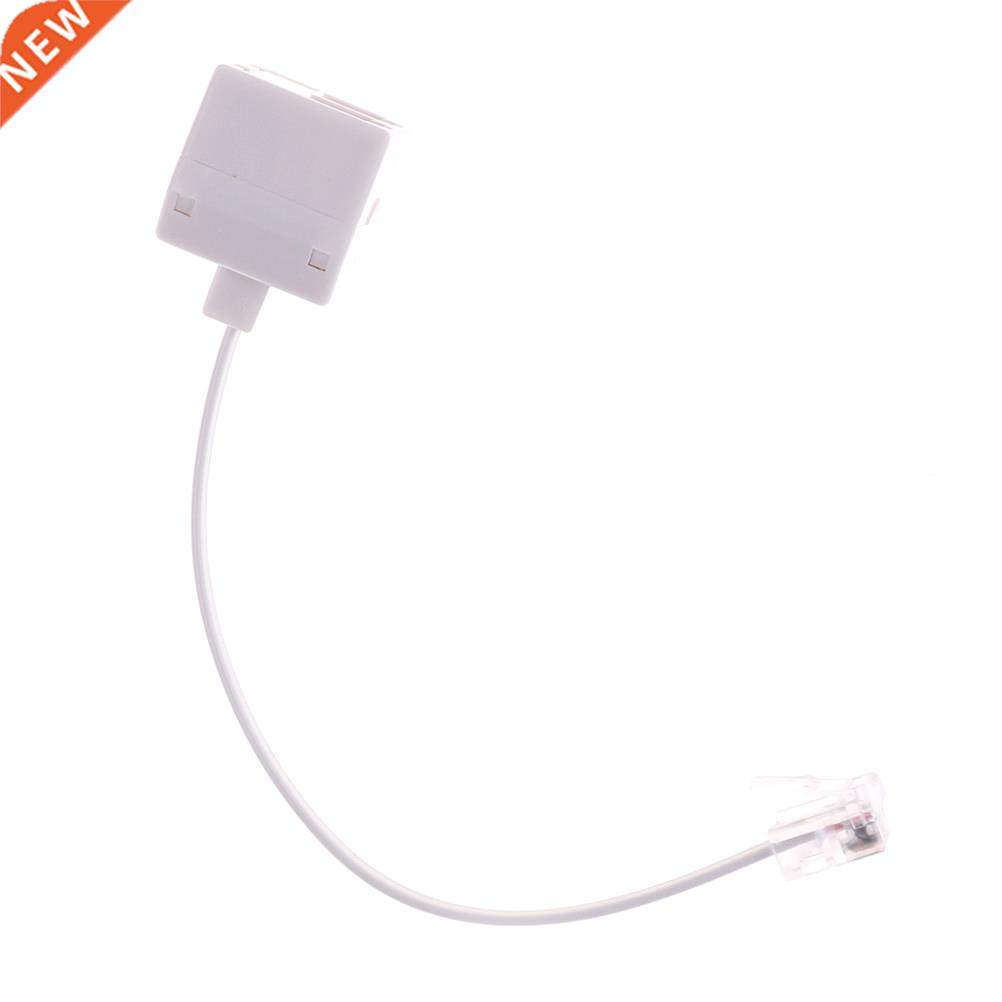1pcs 6P4C RJ11 Dual Female To Male Telephone Cable Splitter