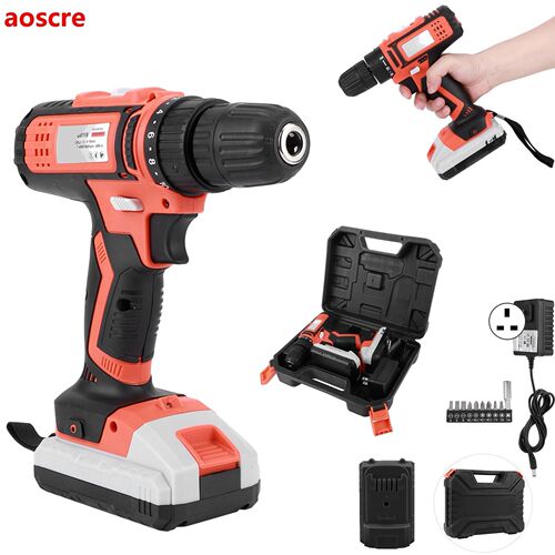 Matkap Electric Drill Cordless Driver Screwdriver Hand with