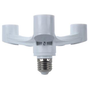 3 to 1 Light Socket E27 Splitter Base Adapter for Flood Spot