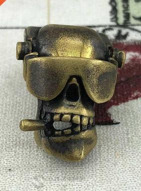 1PC Cigar Skull Retro s Oxide EDC Paracord Beads mbrella Rop