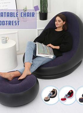 Lazy Man Sofa Inflatable Folding Recliner Outdoor Sofa Bed w