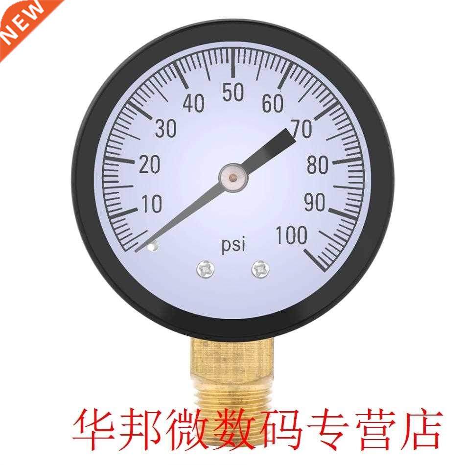 0-100PSI 1/4 BSPT Pressure Gauge Manometer Water Oil Air Pre