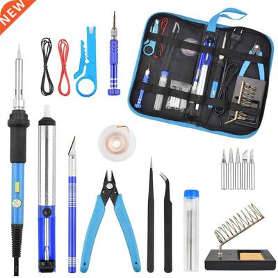 60W 110V/220V Power Switch Temperature ElectricIron Tools Ki