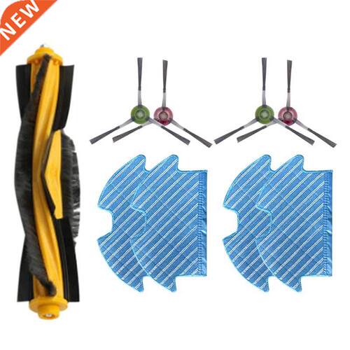 9Pcs Main Side Brush Mop Cloth Replacement Spare for Ecovacs