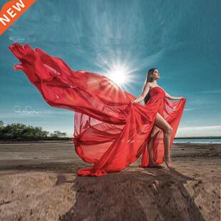 Lace Chiffon Women Pregnants maternity dress Photography Pro