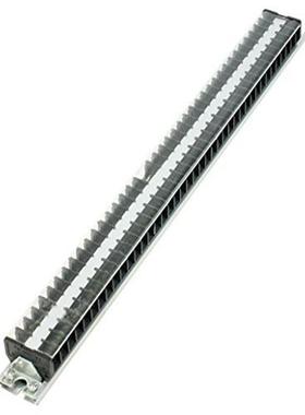 15A 2 Rows 40 Positions Clear Covered Screw Terminal Barrier