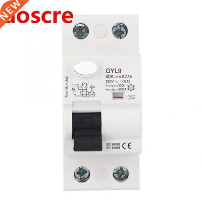 GYL9 25/40/63A 2P 230VAC RCCB Resdual Current Crcut Break