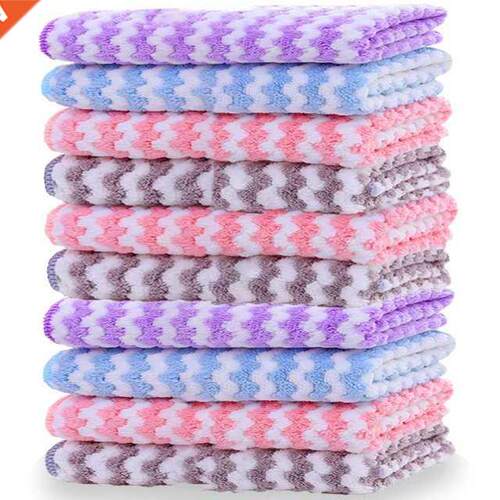 Kitchen Towels and Dishcloths Set,Super Dish Towels for Dryi