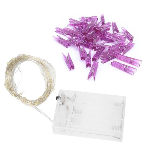 Lights with Clips IP42 Protection Grade Photo String Lights