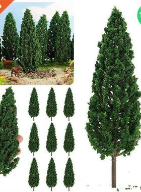 10 Pieces Scenery Landscape Trees 16cm Micro Architecture Ra