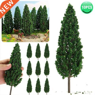 10 Pieces Scenery Landscape Trees 16cm Micro Architecture Ra
