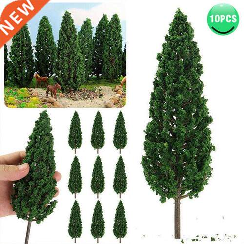 10 Pieces Scenery Landscape Trees 16cm Micro Architecture Ra