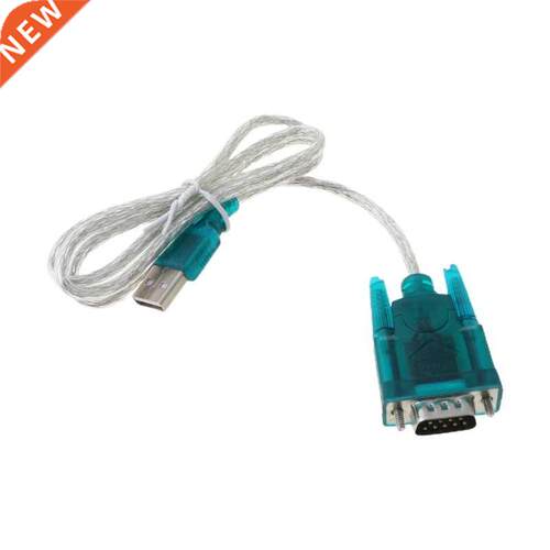 Black USB To RS232 RS-232(DB9) Serial Cable Standard Adapter