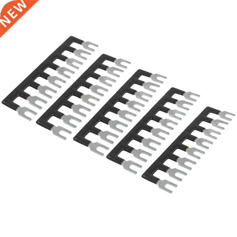 400V 10A 8 Postons Black Pre nsulated Fork Termnal Strpe