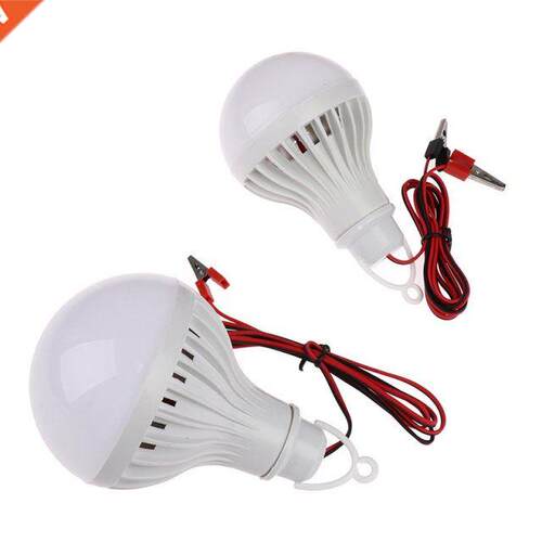 12v LED Lamp Portable Led Bulb 9W 12W Outdoor Camp Tent Nigh