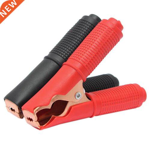 10pcs 100A Car Clips Alligator Test Clamps 90mm Red + Black