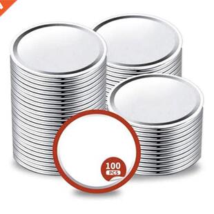 100Pcs 70/86mm Jar Lids Regular Mouth Mason Canning Lids Reu